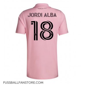 Inter Miami Jordi Alba #18 Replik Heimtrikot 2023-24 Kurzarm